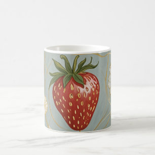Pastel Floral & Berry Delight Coffee Mug