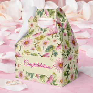 Pastel Floral  Favor Box