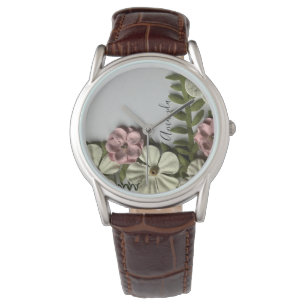 Pastel Floral Garden  Watch