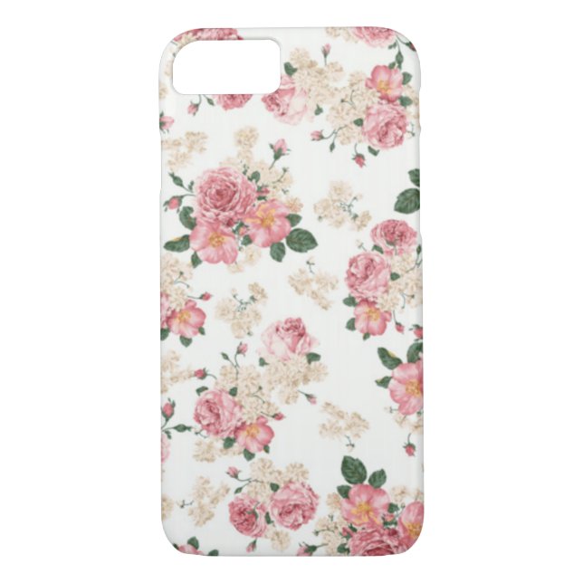 Pastel Floral iPhone 7 case (Back)