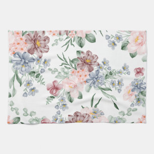 Pastel Floral Kitchen Towels