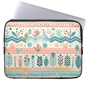 Pastel Floral Laptop Sleeve