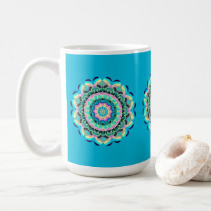 Pastel Floral Mandala Mug