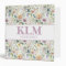 Pastel floral monogram address book