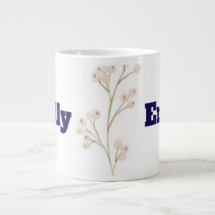 Pastel Floral Mug   Personalized with Your Name