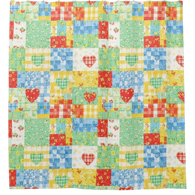 Pastel Floral Patchwork Picnic Pattern (Front)