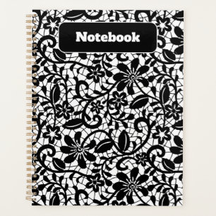 Pastel Floral Pattern Aesthetic Notebook Planner