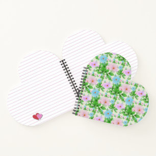 Pastel Floral Pattern Aesthetic   Watercolor Notebook