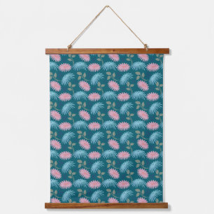 Pastel Floral Pattern  Hanging Tapestry