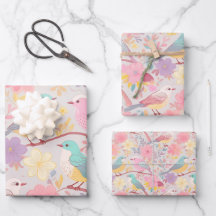 Pastel floral pattern