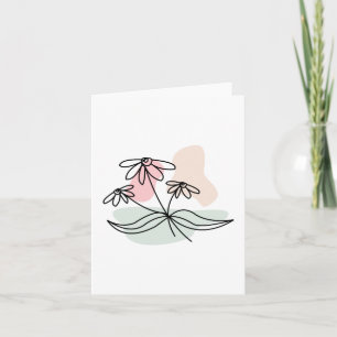  Pastel Floral Pencil Drawing   Invitation