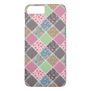 Pastel Floral Quilt Squares Case-Mate iPhone Case
