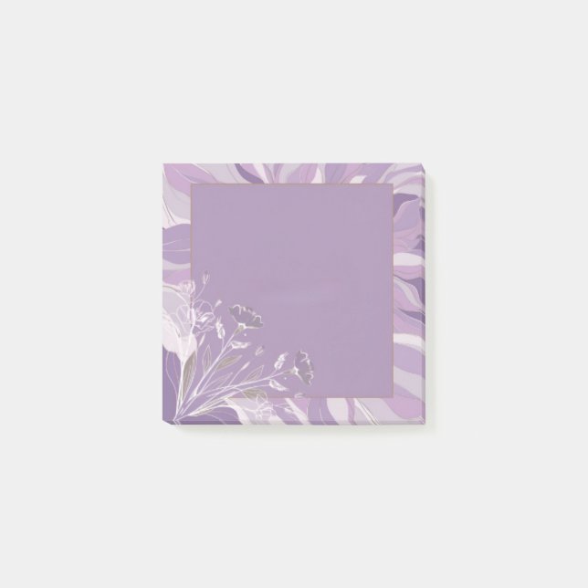 Pastel Floral Sticky Notes (Front)