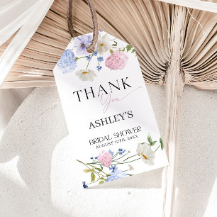 Pastel Floral Thank You Gift Tags