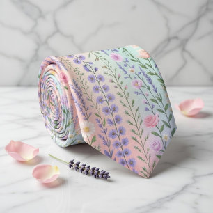 Pastel Floral Tie