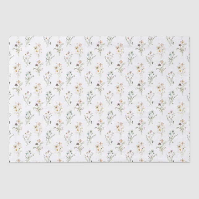 Pastel Floral Tissue Paper (Front)