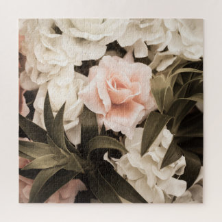 Pastel Floral Vintage: Timeless Elegance Jigsaw Puzzle