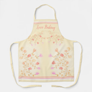 Pastel Floral With Pinks Apron