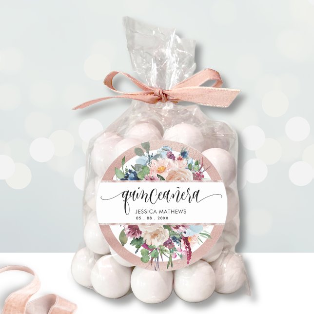 Pastel Floral with Rose Gold Envelope Seal / Favou (Creator Uploaded)