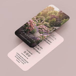 Pastel Florist Garden Specialist Landscape Artist Business Card
