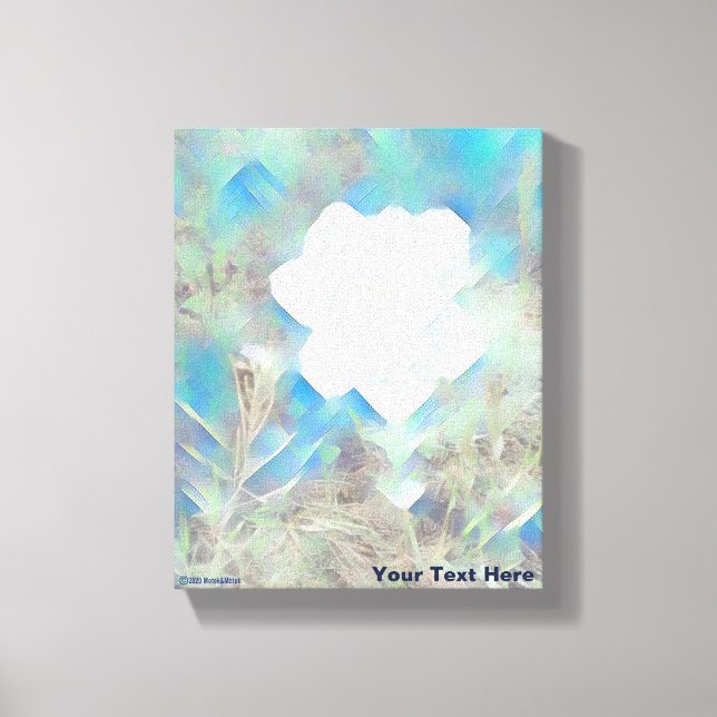 Pastel Flower Canvas Print (Front)