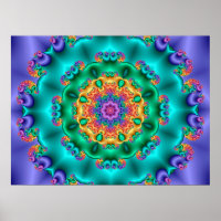 Pastel Flower Kaleidoscope
