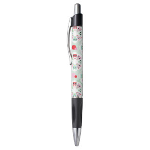 pastel flower owl background pattern pen