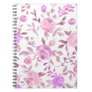 Pastel Flower Pattern  Notebook