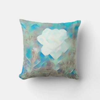 Pastel Flower Throw Pillow