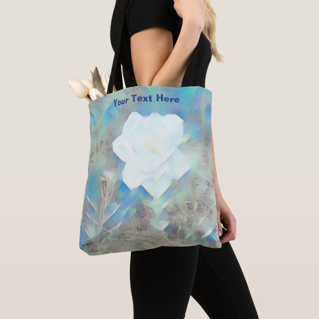 Pastel Flower Tote Bag (Close Up)