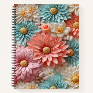 Pastel Flowers Notebook