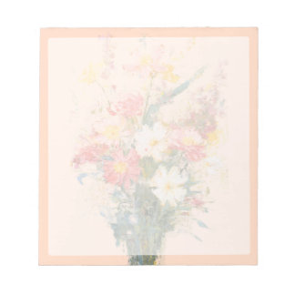 Pastel Flowers Notepad