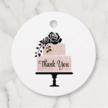 Pastel Flowers Silhouette Cake