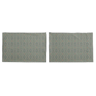 Pastel flowers with a dark background pillowcase