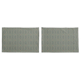 Pastel  flowers with a dark background pillowcase