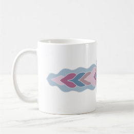 Pastel Folk Pattern Coffee Mug
