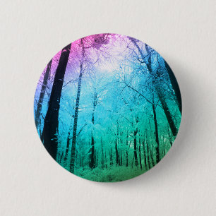 Pastel Forest 2 Inch Round Button