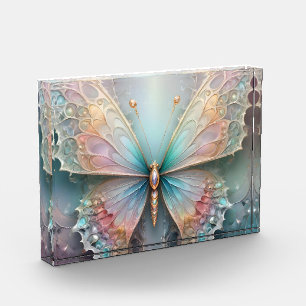 Pastel Fractal Butterfly,  Photo Block