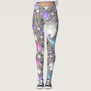 Pastel Fractal Leggings