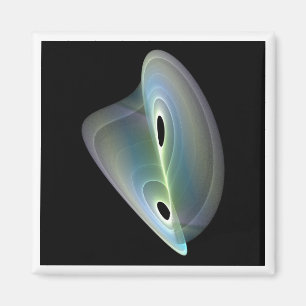 pastel  fractal magnet