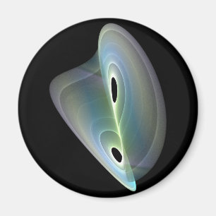 pastel  fractal magnet