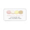 Pastel French Macarons Return Address