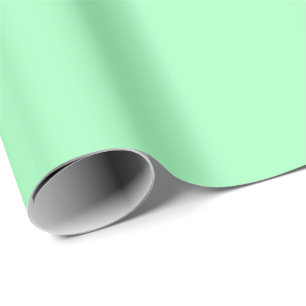 Pastel Frosted Mint Solid Colour   Classic  Elegan Wrapping Paper