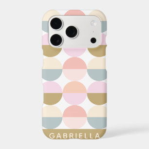 Pastel Geometric Circles Pattern Personalized