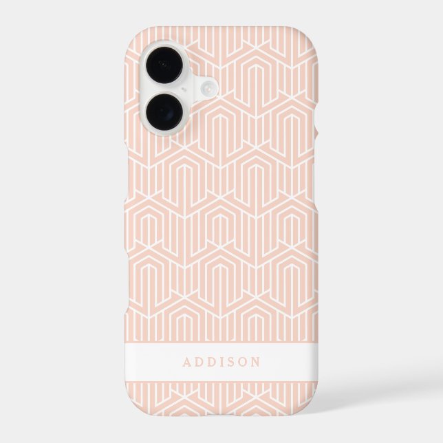 Pastel geometric initial / monogram (Back)
