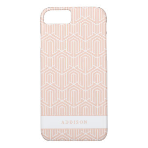 Pastel geometric initial / monogram Case-Mate iPhone case