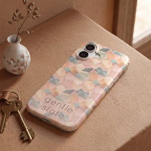Pastel Geometric Pop Soft Spectrum iPhone Case