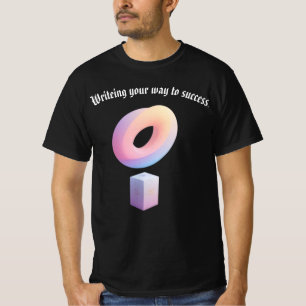 Pastel Geometric Structure T-Shirt