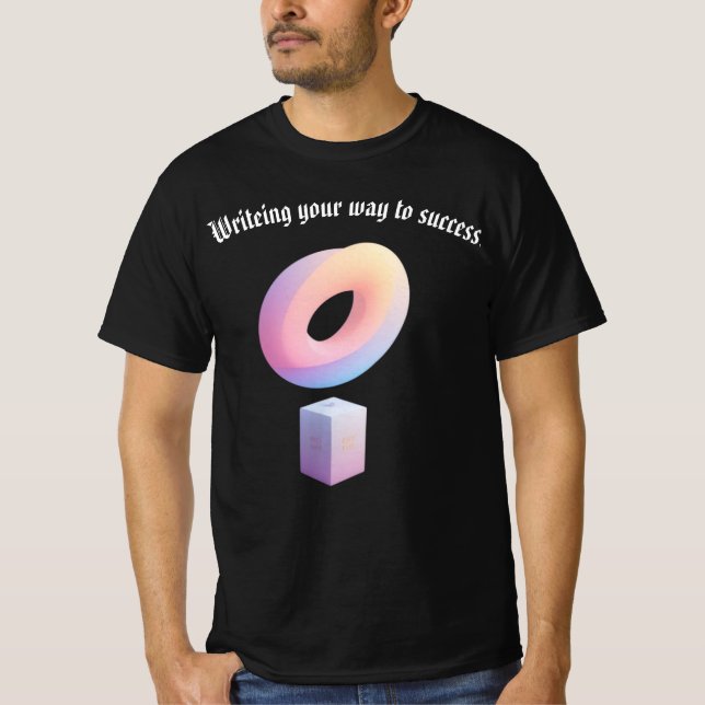 Pastel Geometric Structure T-Shirt (Front)
