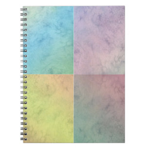 Pastel Geometric Watercolor Art Notebook